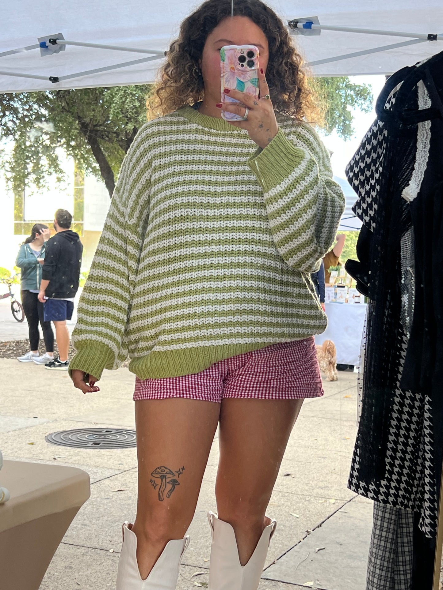 Portland Green Crewneck Sweater