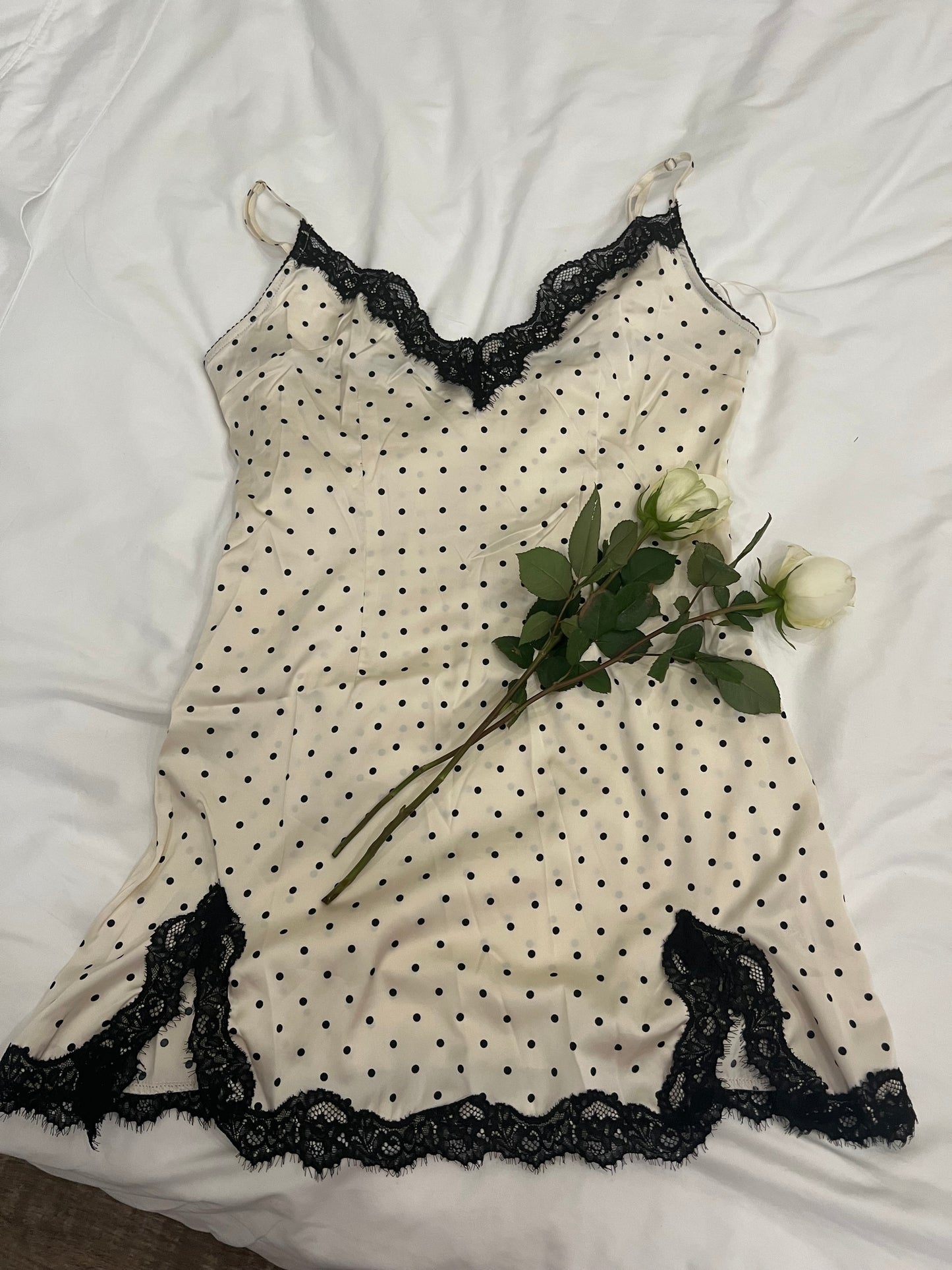 Unterkleid mit Vanillebohnen-Print