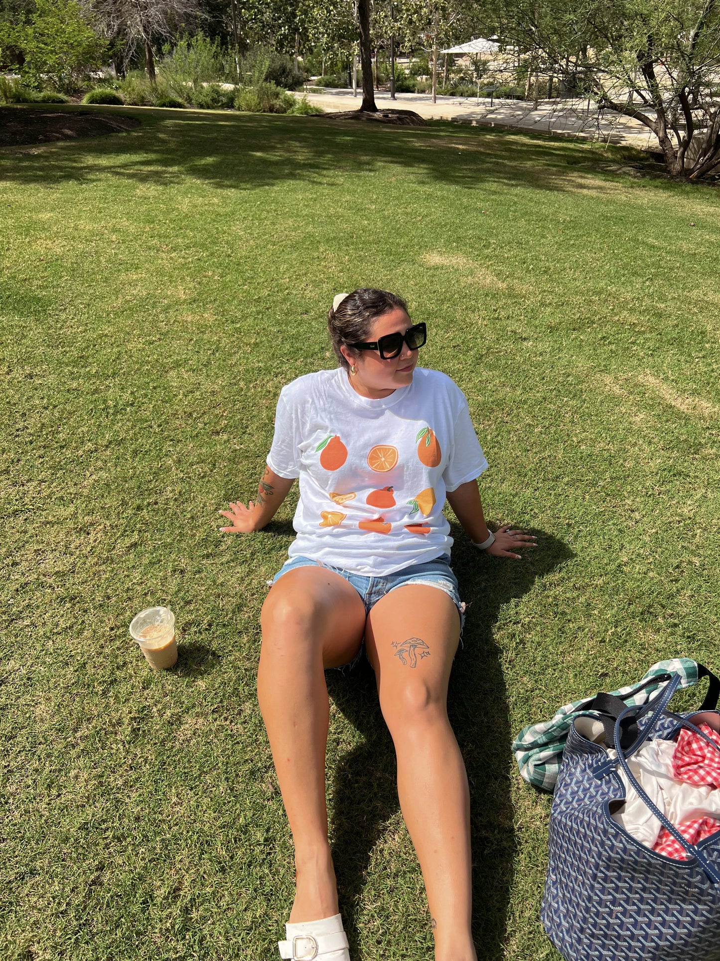 Mandarinen-T-Shirt