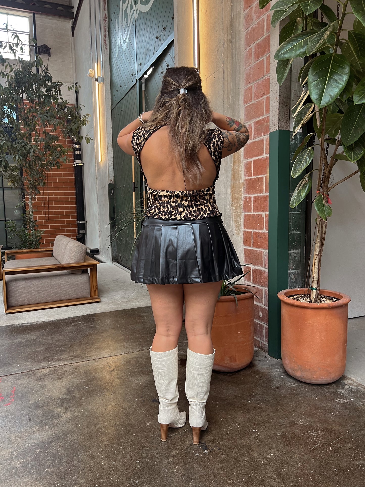 Cheyenne Leoparden-Top