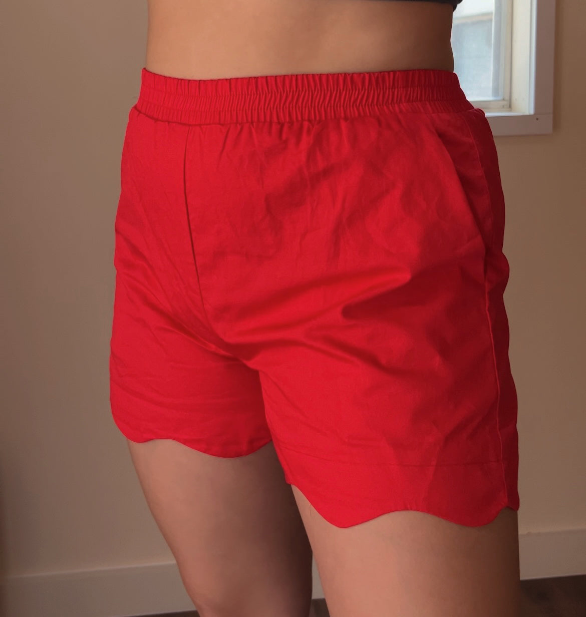 Ida Shorts mit Muschelsaum