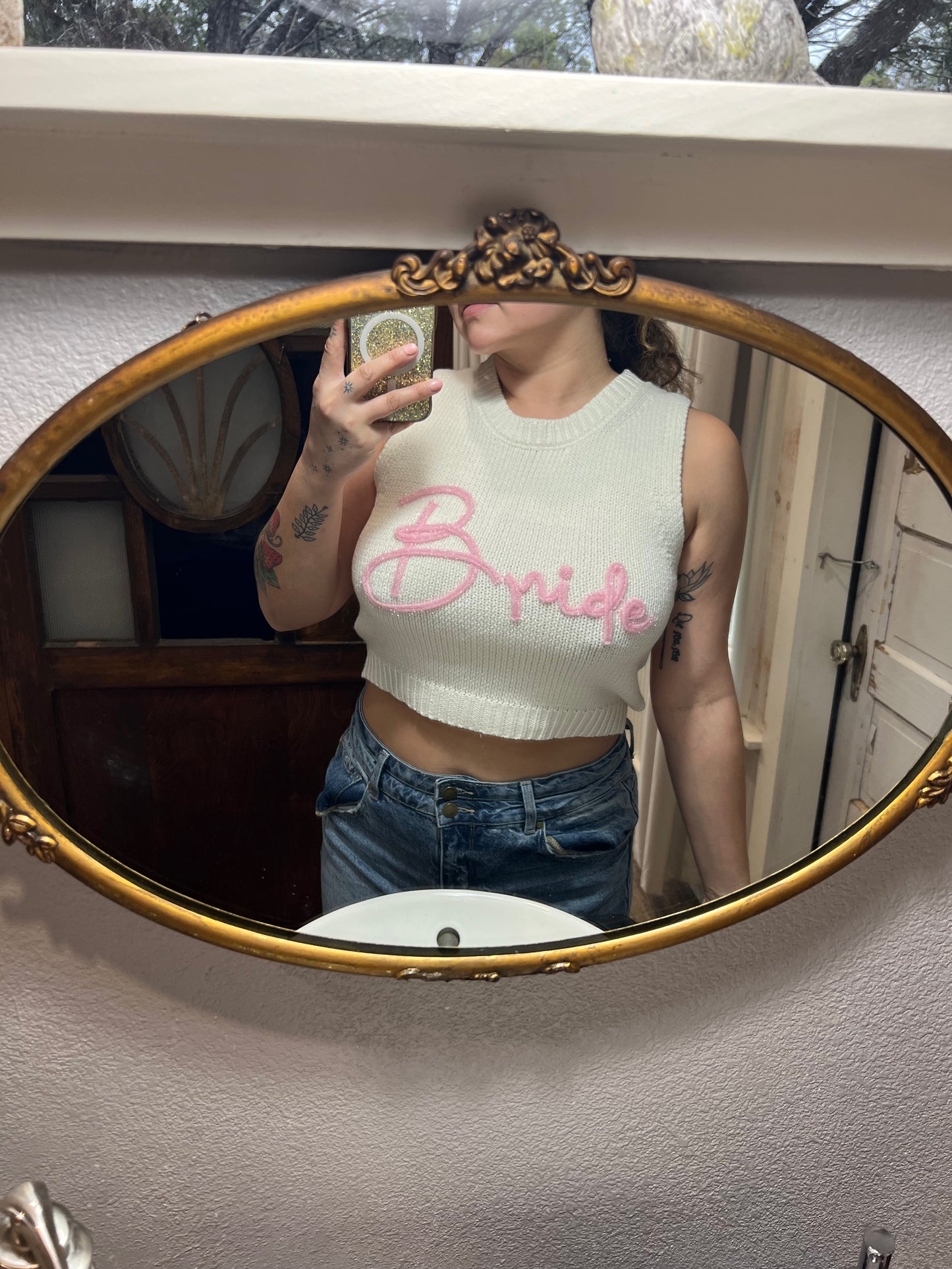 Braut Strick Tanks
