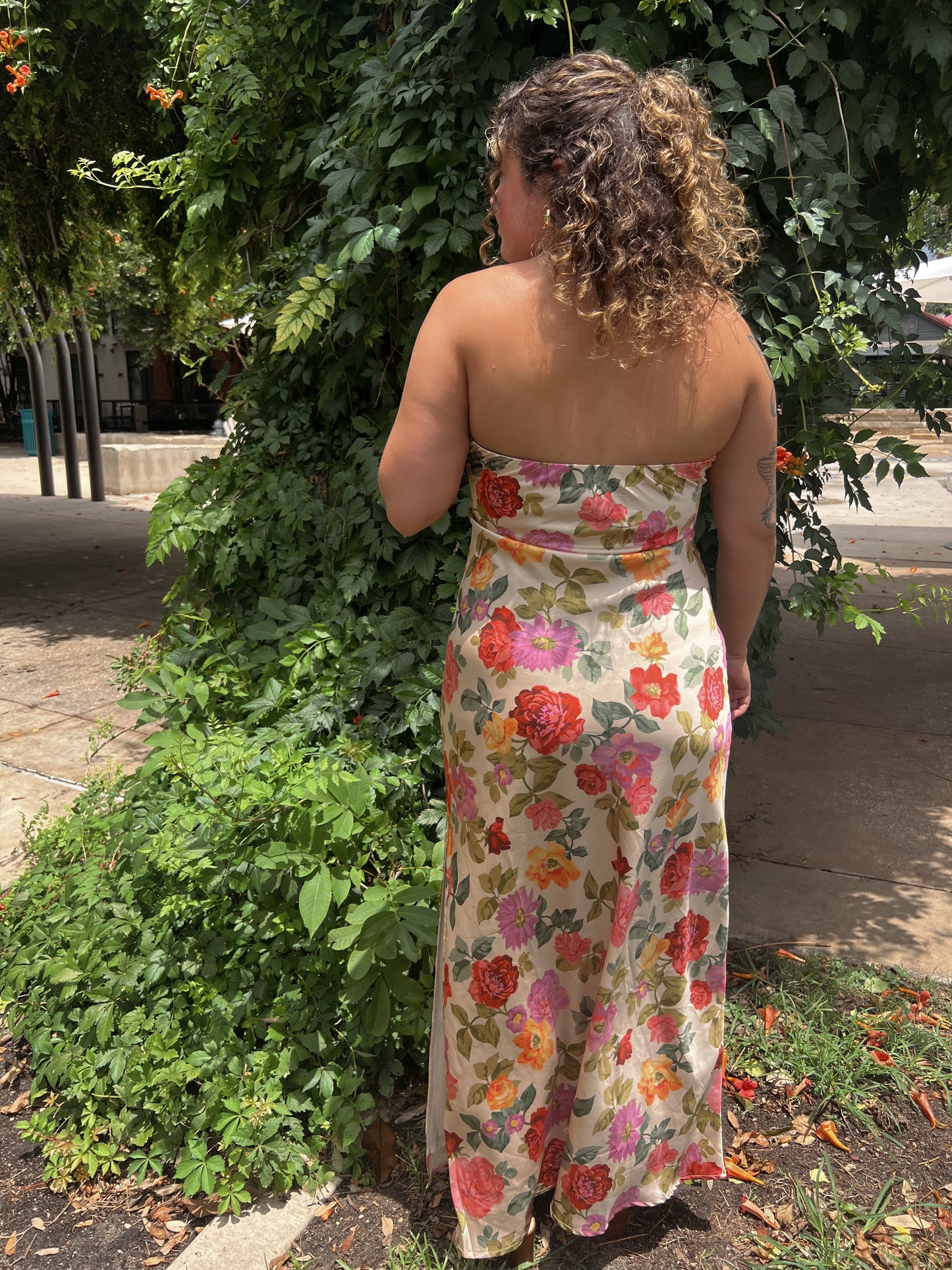 Secret Garden Strapless Maxi