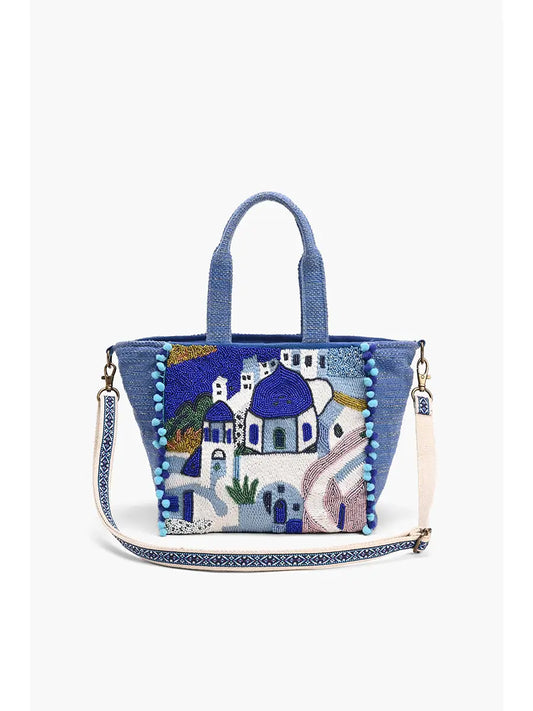 Santorini Sky Mini Tote