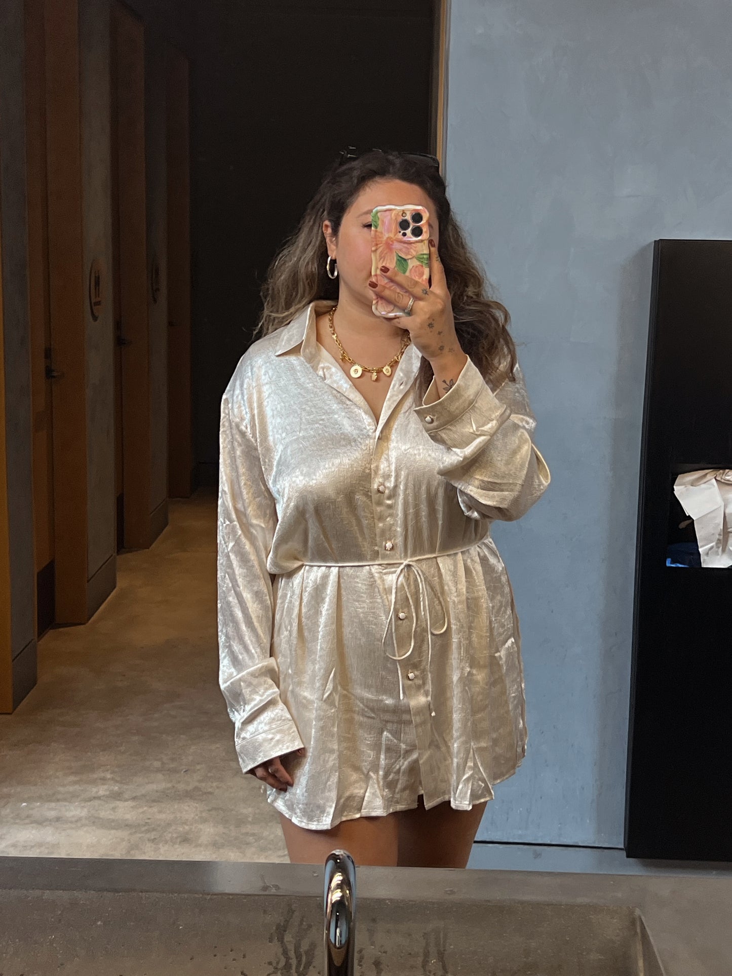 Frosted Shirt Romper