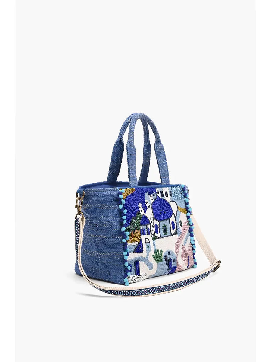 Santorini Sky Mini Tote