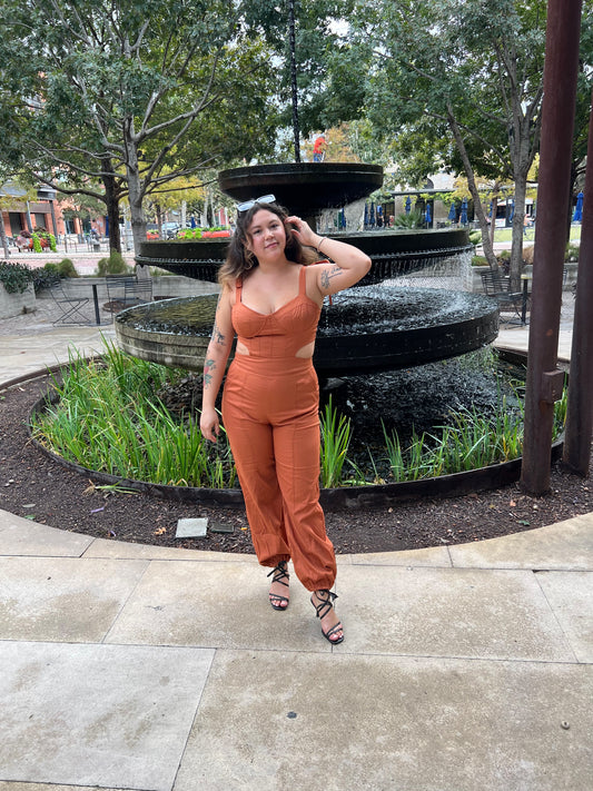 Pumpkin Spice Jumpsuit