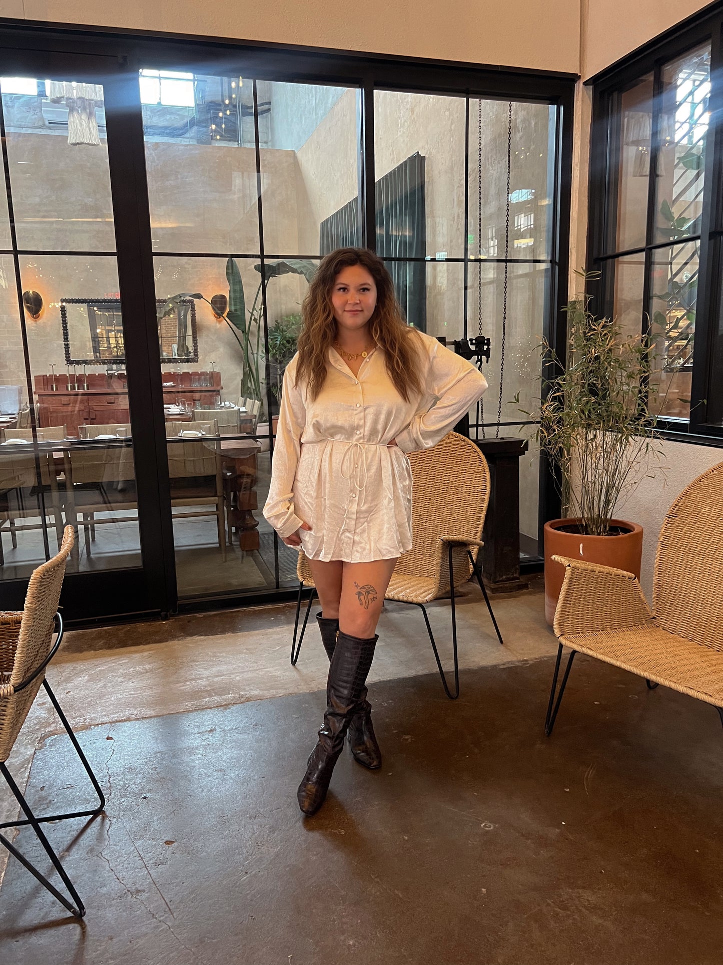 Frosted Shirt Romper
