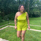 Chartreuse Romper