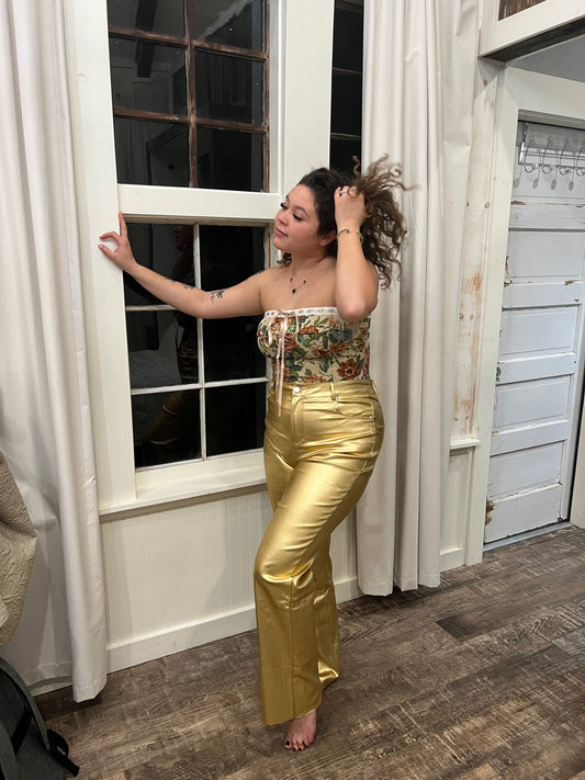 Solid Gold Pants